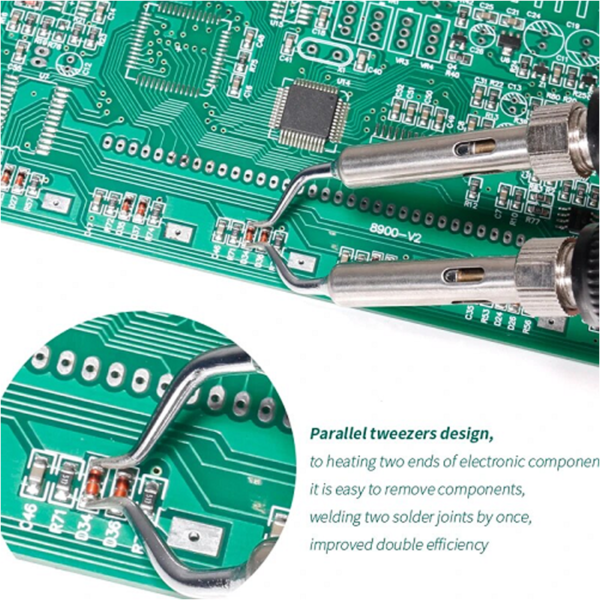 YIHUA 938D Mini Tweezer Soldering iron Station - Image 3