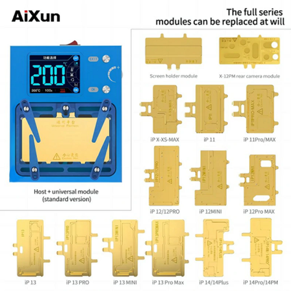 Aixun iHeater Pro Preheater 4th Gen Intelligent Desoldering Station for Mobile Mainboard Repair iPhone X-14PM - Image 4