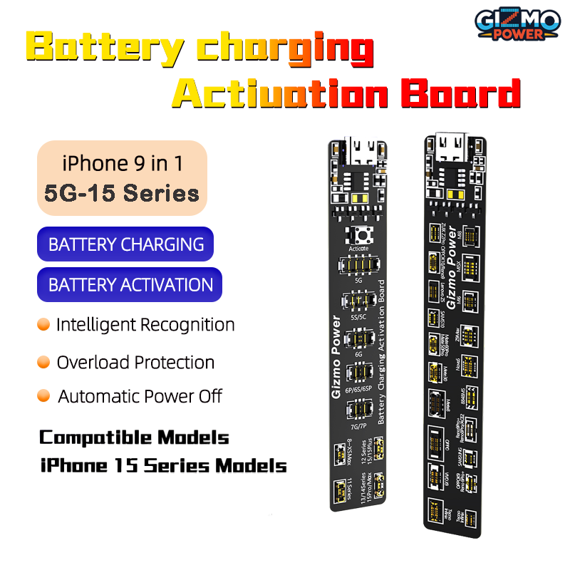 Gizmo Battery Charging Activation Board For iPhone 5G to 15PM