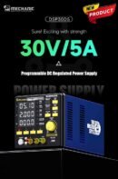 Mechanic DSP30D5 - 4-Digit ( 30V/5A ) Digital Display Programming DC Regulated Power Supply