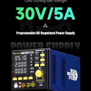 Mechanic DSP30D5 - 4-Digit ( 30V/5A ) Digital Display Programming DC Regulated Power Supply