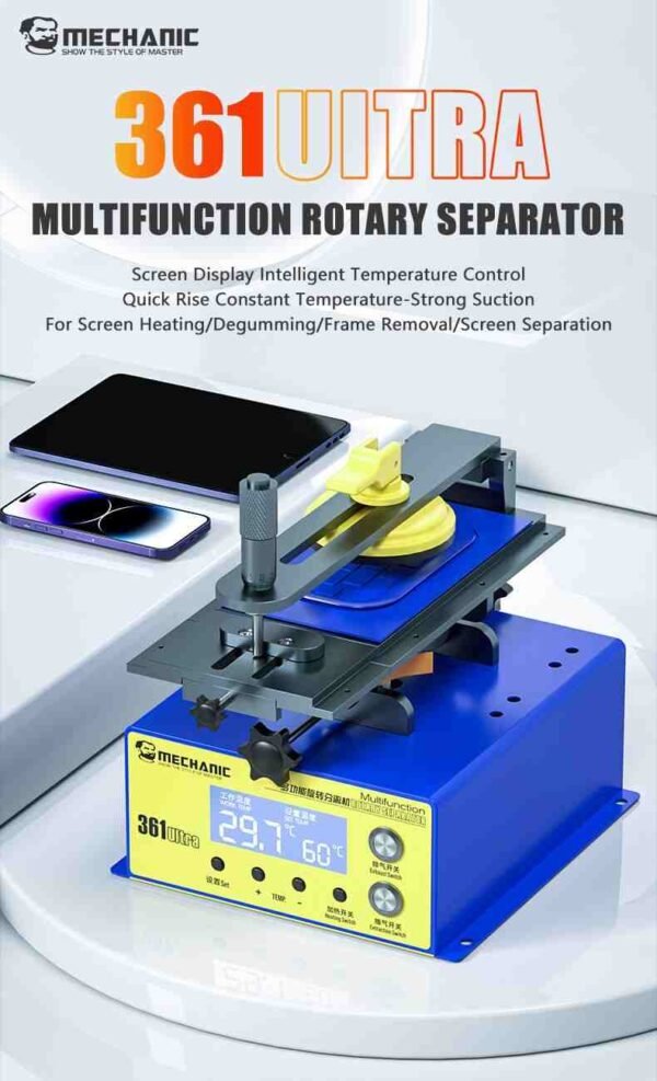 Mechanic 361 Ultra 14-inch Multifunctional Rotary LCD Screen Separator