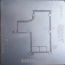 AMAOE M12P-012 STENCIL REBALLING For 12 PRO MIDDLE LAYER MOTHERBOARD