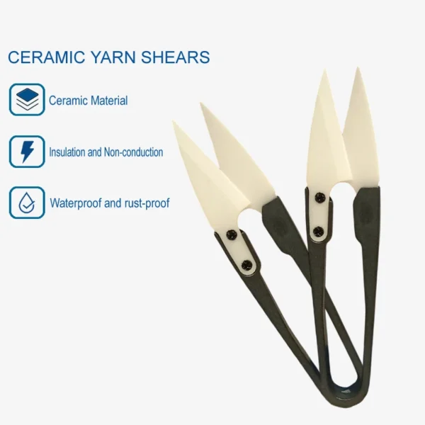 Ceramic Yarn Shears Cutting Scissor