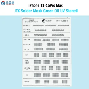 JTX Green Oil UV Stencil