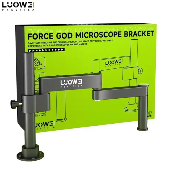 Luowei LW-017 Force God Microscope Arm Bracket 360° Rotation Microscope Stand - Image 5