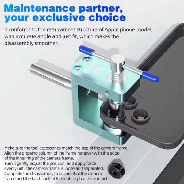 JTX CK9 Rear Camera Frame Remover No Need Polishing No Damage Rear Camera For iPhone 11 to 15Pro Max - Image 3