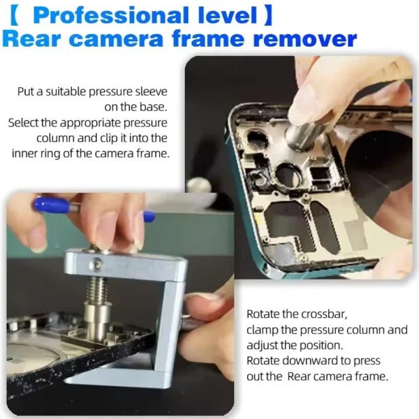 JTX CK9 Rear Camera Frame Remover For iPhone 11 to 15Pro Max No Need Polishing No Damage Rear Camera - Image 4