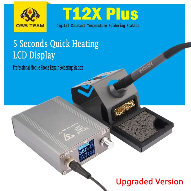 Oss Team T12X Plus Soldering iron Station BGA Rework Welding Station