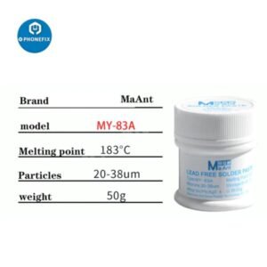 MaAnt MY-83A 50g 183 Silver PPD Solder Paste for Repair