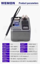 WEMON T31 Intelligent Soldering Station T210 T245 T115 ( 9 soldering bits )