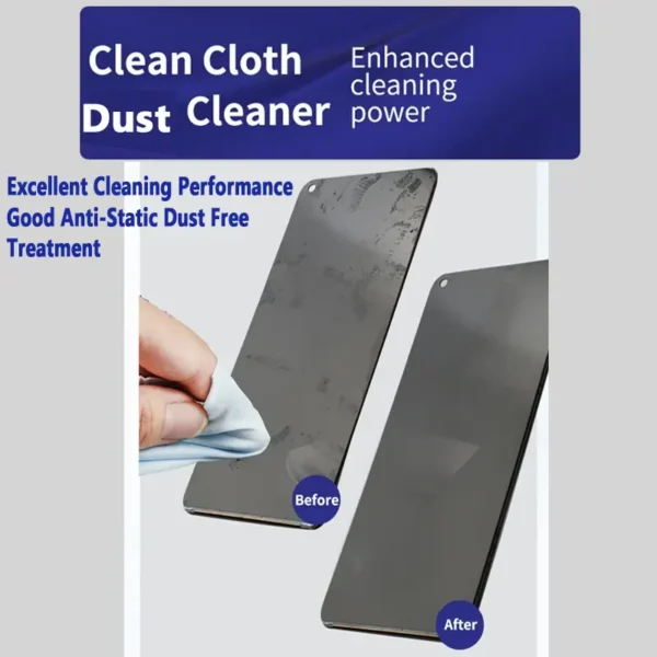 Mechanic Nano Clean Cloth 4.5 Inch Big Size High Dust Cleaning Wipes 400Pcs Set - Image 2