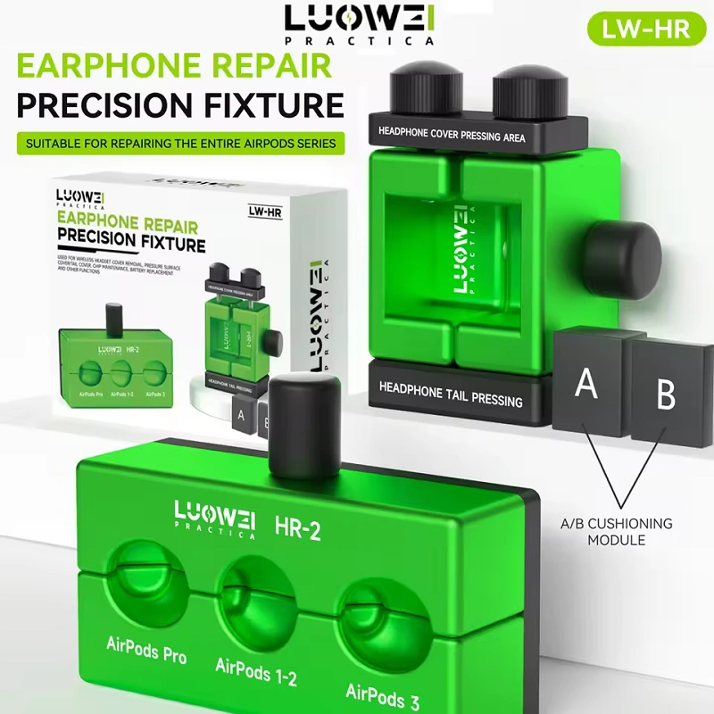 Luowei LW-HR Earphone Repair Fixture Set For AirPods 1 / 2 / 3 / Pro Disassembly & Replacement Tool