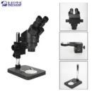 Mechanic G75S Industrial Binocular Stereo Microscope 7X-45X Continuous Zoom Microscope With 0.5X Lens