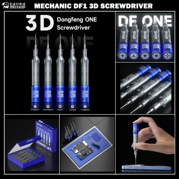 Mechanic DF1 3D Screwdriver 5 in 1 Magnetic Precision Screwdriver Set - Image 6