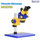 Mechanic MOS760 Industrial Trinocular Stereo Microscope 7X-60X Continuous Zoom Microscope With 0.5X Lens