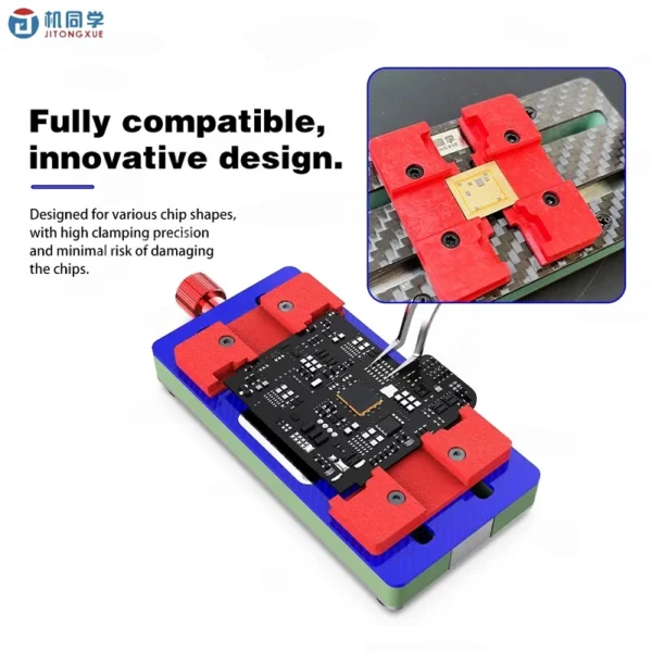 JTX KJ-02 Professional Grade Carbon Fiber Jig For Motherboard IC Pcb Soldering Repair Fixture - Image 2