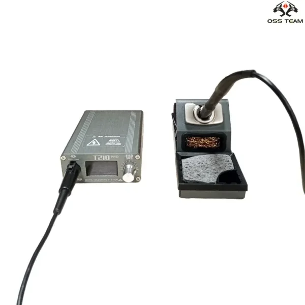 OSS T210 Pro 75W LED Display Auto Sleep Heating Soldering iron Station With 3 Solder Tips - Image 3