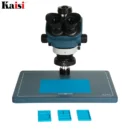 Kaisi TX-350S Trinocular Stereo Microscope 7X-50X Continuous Zoom Microscope With 0.5X Lens