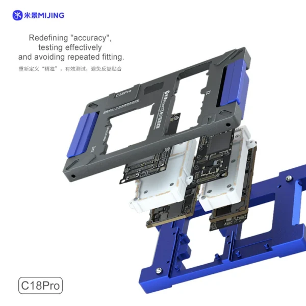 MiJing C18 Pro Motherboard Middle Layer Test Rack For iPhone 11 Series - Image 2