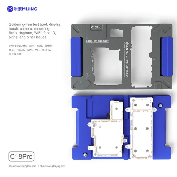 MiJing C18 Pro Motherboard Middle Layer Test Rack For iPhone 11 Series - Image 4