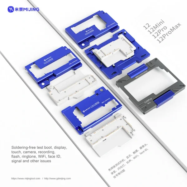 MiJing C20 Pro Motherboard Middle Layer Test Rack For iPhone 12 Series - Image 4