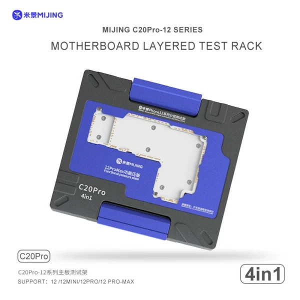 MiJing C20 Pro Motherboard Middle Layer Test Rack For iPhone 12 Series - Image 5