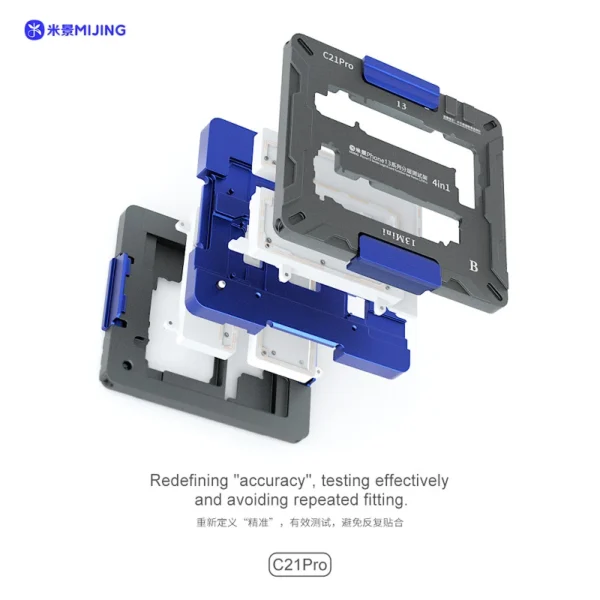 MiJing C21 Pro Motherboard Middle Layer Test Rack For iPhone 13 Series - Image 2