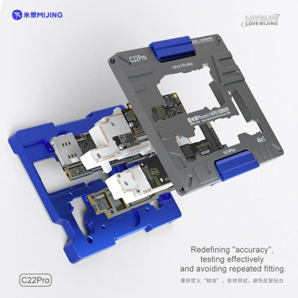 MiJing C22 Pro Motherboard Middle Layer Test Rack For iPhone 14 Series - Image 2