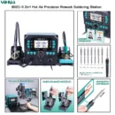 Yihua 992D-II 2 in1 Nano Hot Tool Pencil Hot Air Precision Rework Soldering Station and C210 Solder with Dynamic LCD Display Soldering Iron