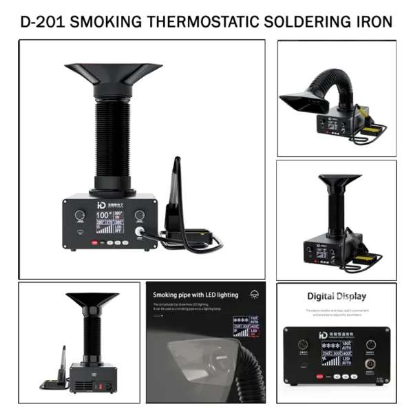 D-201 Smoking Thermostatic Soldering Iron - Image 7