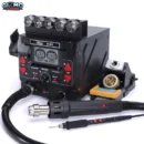 Gizmo M-909 2in1 SMD Rework Station & Soldering iron Station Double Feature Hot Air Gun Solder Welding Machine