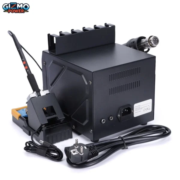 Gizmo M-909 2in1 SMD Rework Station & Soldering iron Station Double Feature Hot Air Gun Solder Welding Machine - Image 5