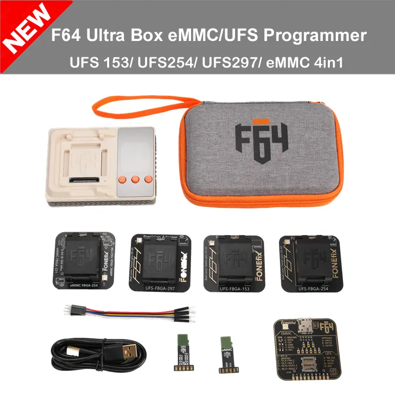 Flash F64 Ultra UFS/eMMC Programmer Complete Set