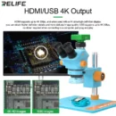 Relife M-17 Touch HD 4K Camera 48 Mega Pixel High Resolution Microscope Camera
