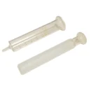 Reusable Glass Syringe Pusher Standard Diameter Caliber Injector Laboratory Sampler