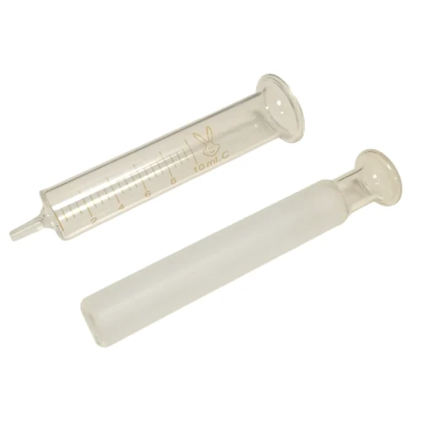 Reusable Glass Syringe Pusher Standard Diameter Caliber Injector Laboratory Sampler - Image 3