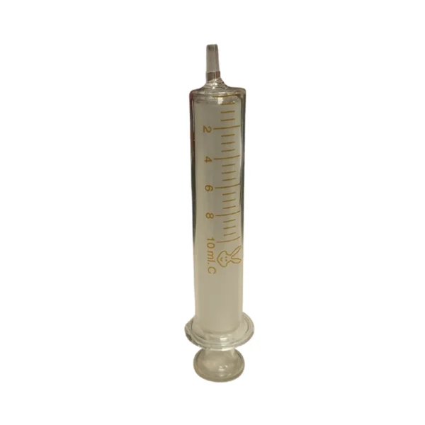 Reusable Glass Syringe Pusher Standard Diameter Caliber Injector Laboratory Sampler - Image 4