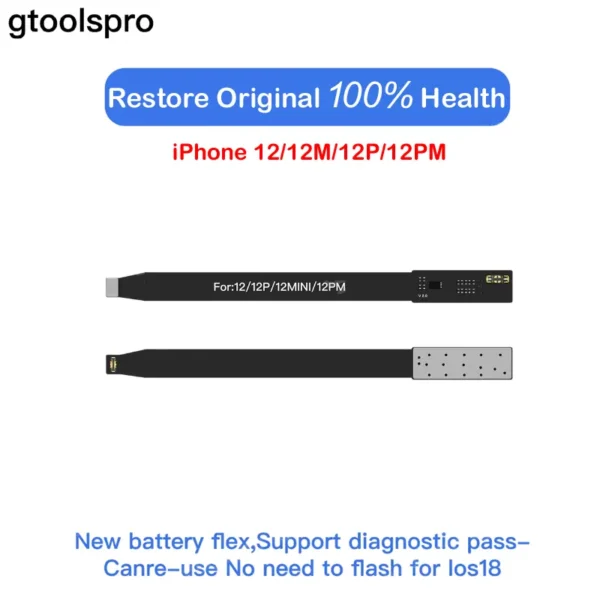iPhone 12/12M/12P/12PM Battery Health Flex