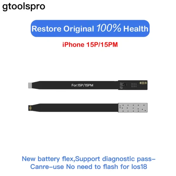 Battery Health Repair Flex Cable For iPhone 15P/15PM