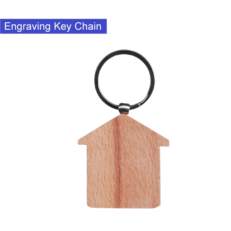 Wooden Key Chain For Co2 Machine Engraving Key Ring