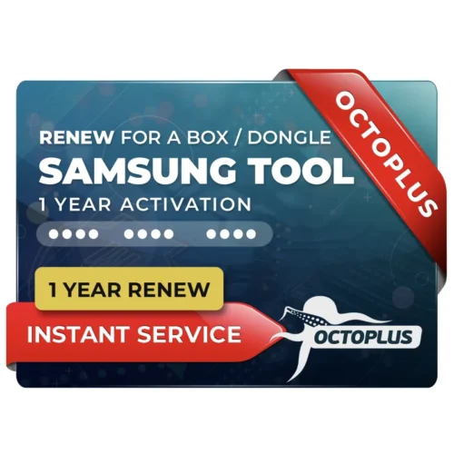 Octoplus Samsung Tool 1 Year Renew Activation for Existing Users of Box / Dongle