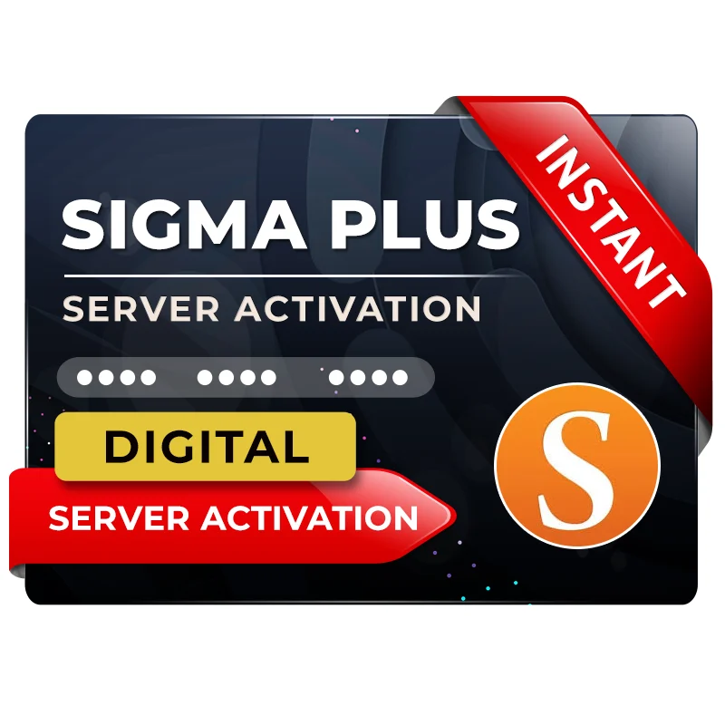 Sigma Plus 6 Month Access Activation For Sigma Box / Dongle